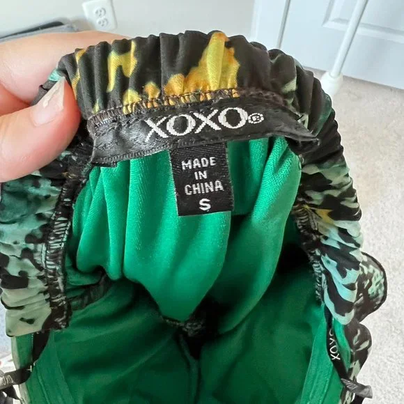 Strapless XOXO ruffle and roosh top - Picture 4 of 4